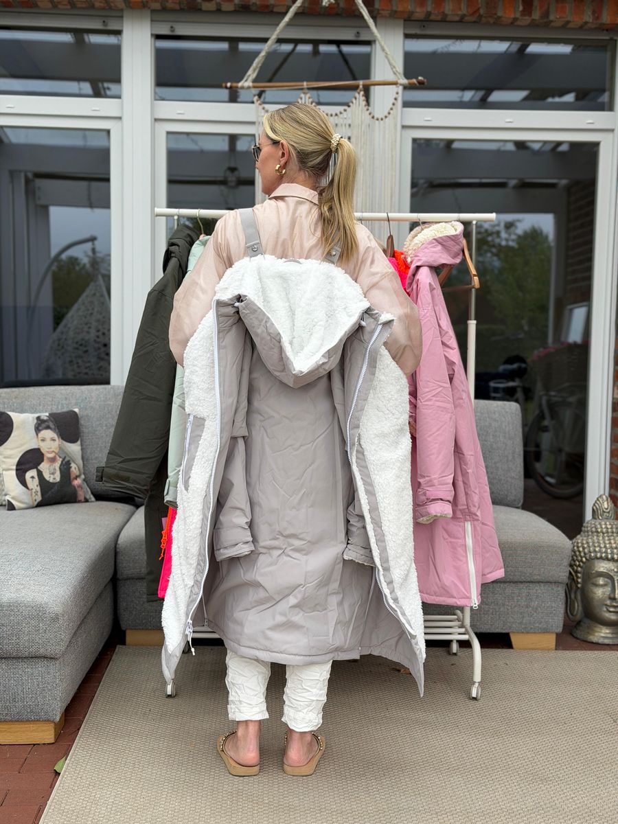 Zwillingsherz Oversize Windmantel "Teddy"