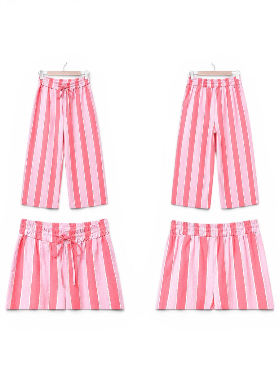 Lange leichte Sommerhose "stripes"