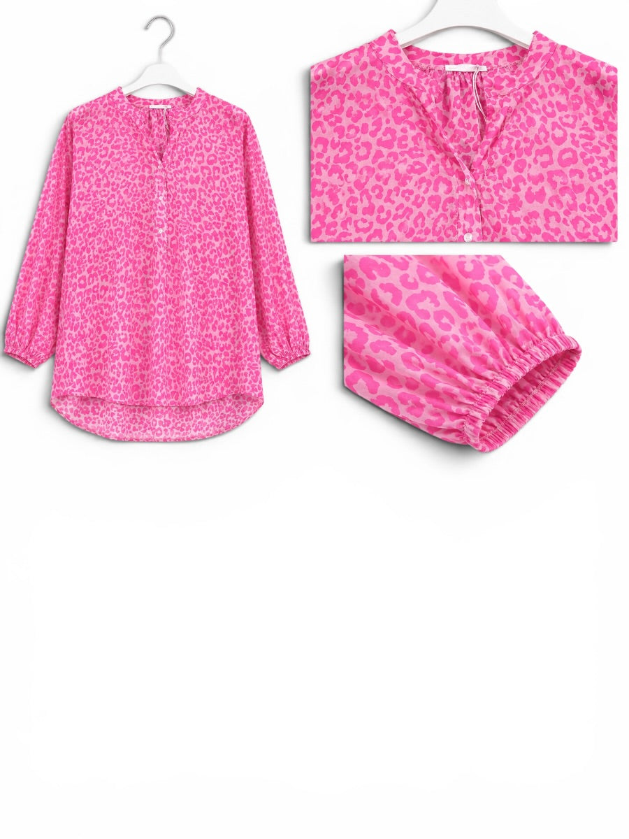 Leichte Leo- Bluse