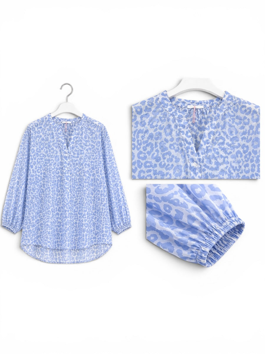 Leichte Leo- Bluse
