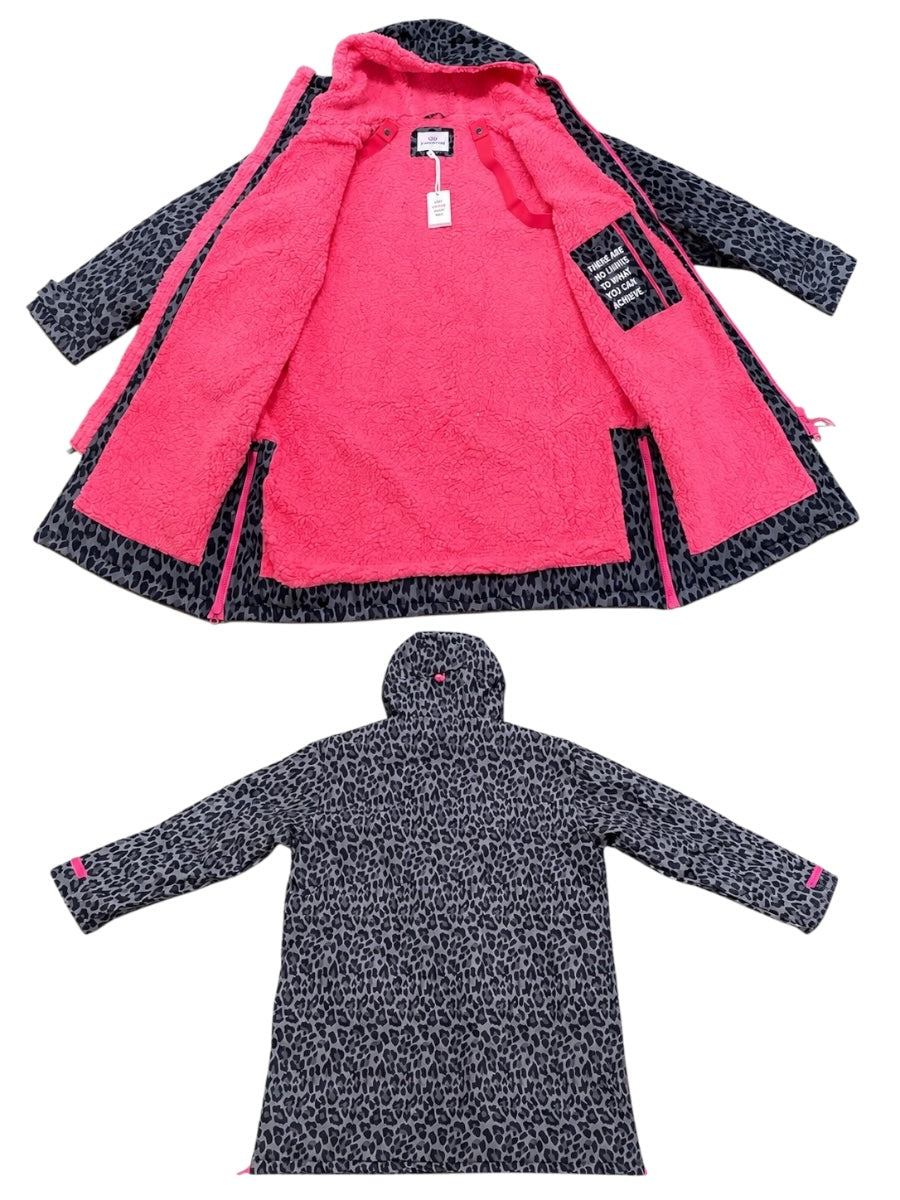 Zwillingsherz Oversize Windmantel mit Teddyfutter