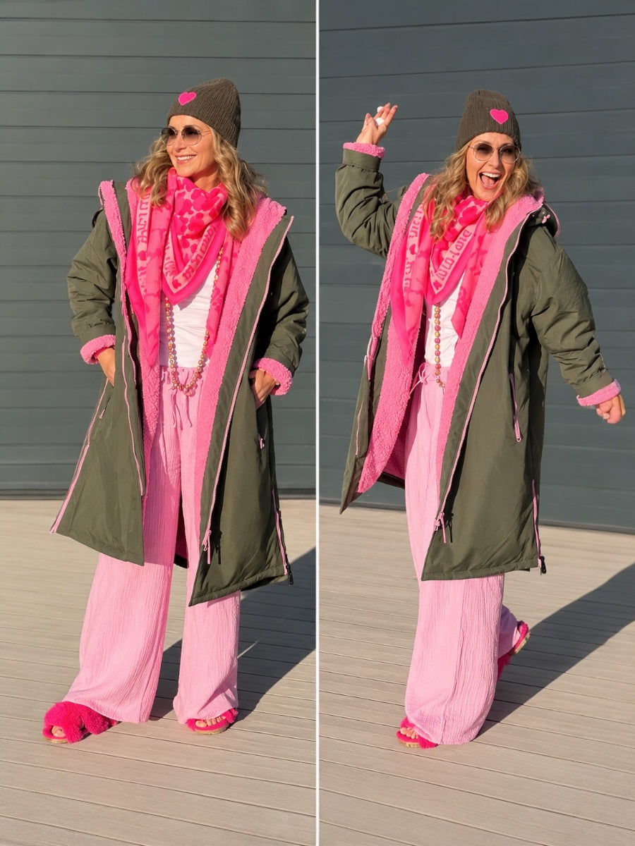 Twin Heart Oversize Wind Coat "Summer"