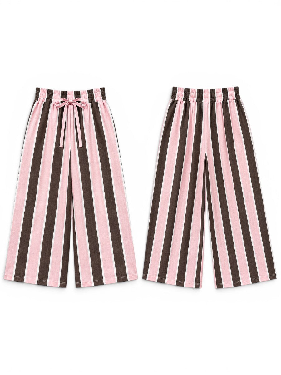 Lange leichte Sommerhose "stripes"