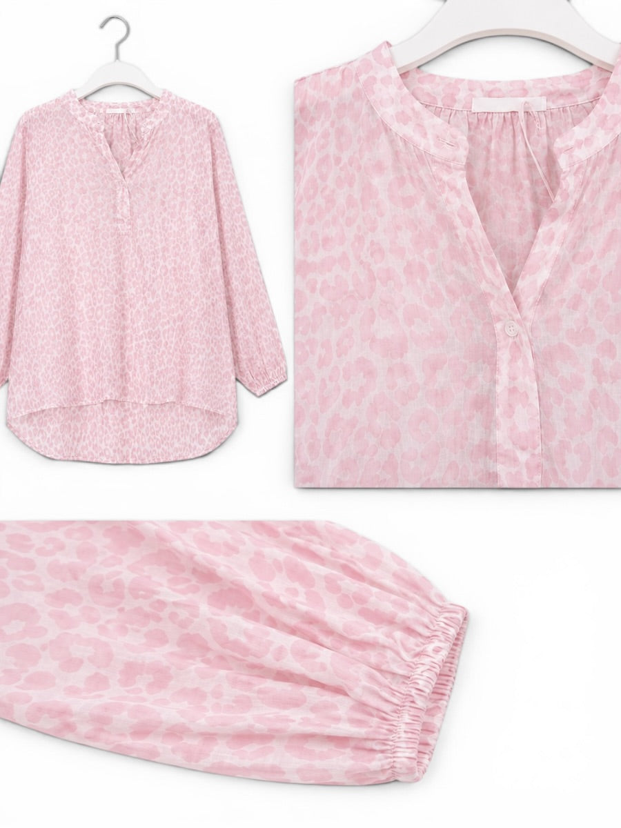 Leichte Leo- Bluse