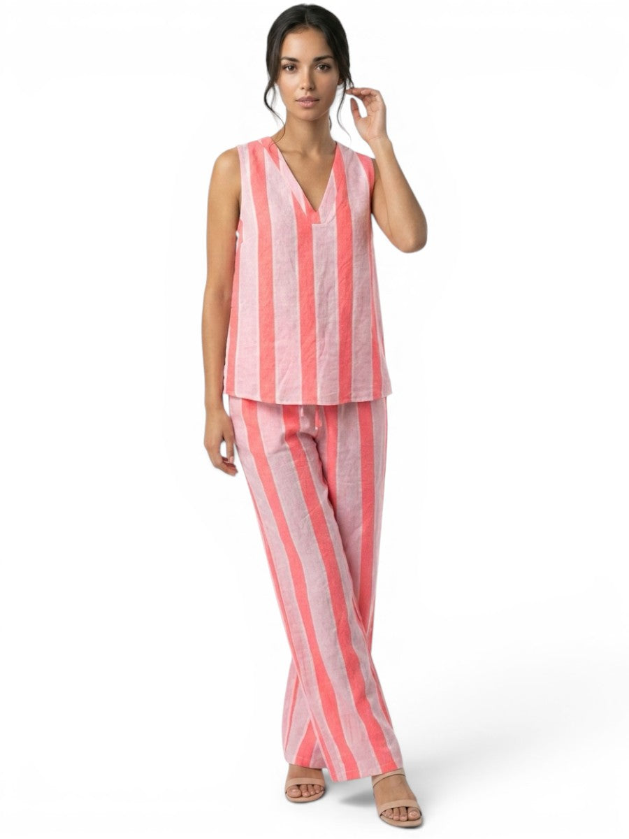 Lange leichte Sommerhose "stripes"