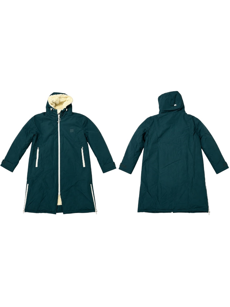Zwillingsherz Oversize Windmantel mit Teddyfutter