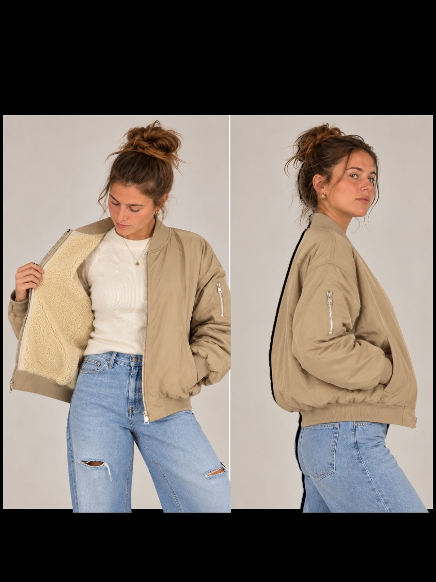 Teddy Bomberjacke