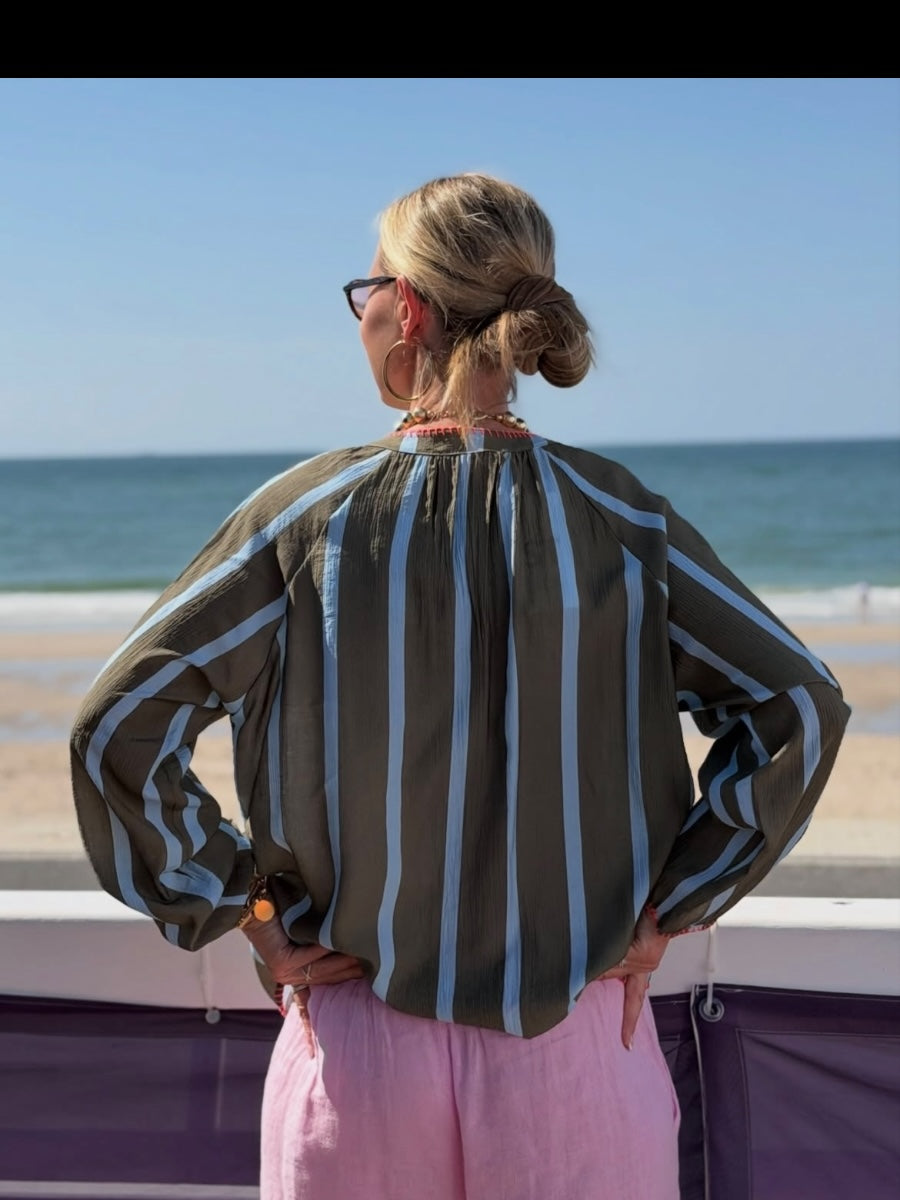 Leichte Bluse "Streifen"